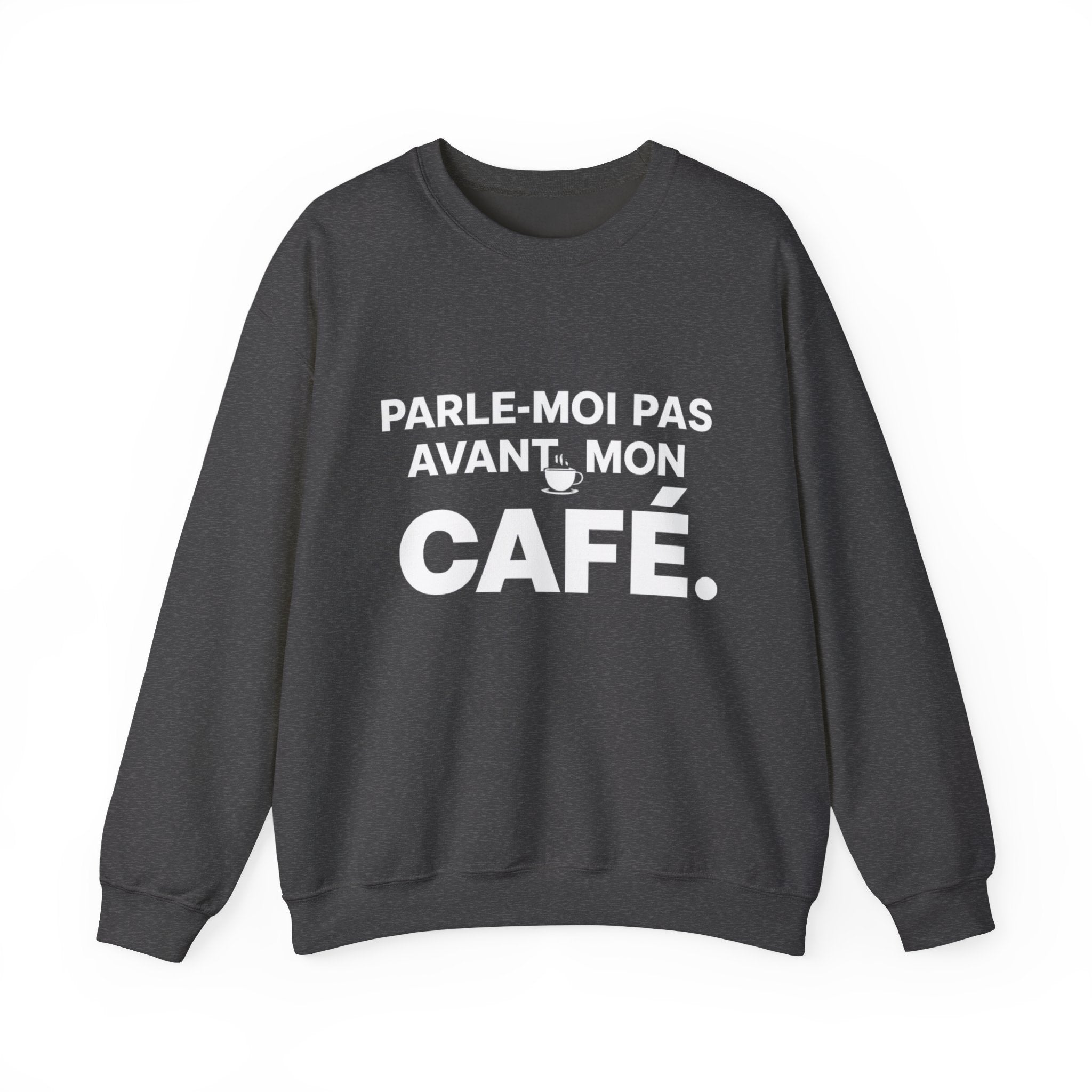 Hoodie humour – Parle-moi pas avant mon café ☕