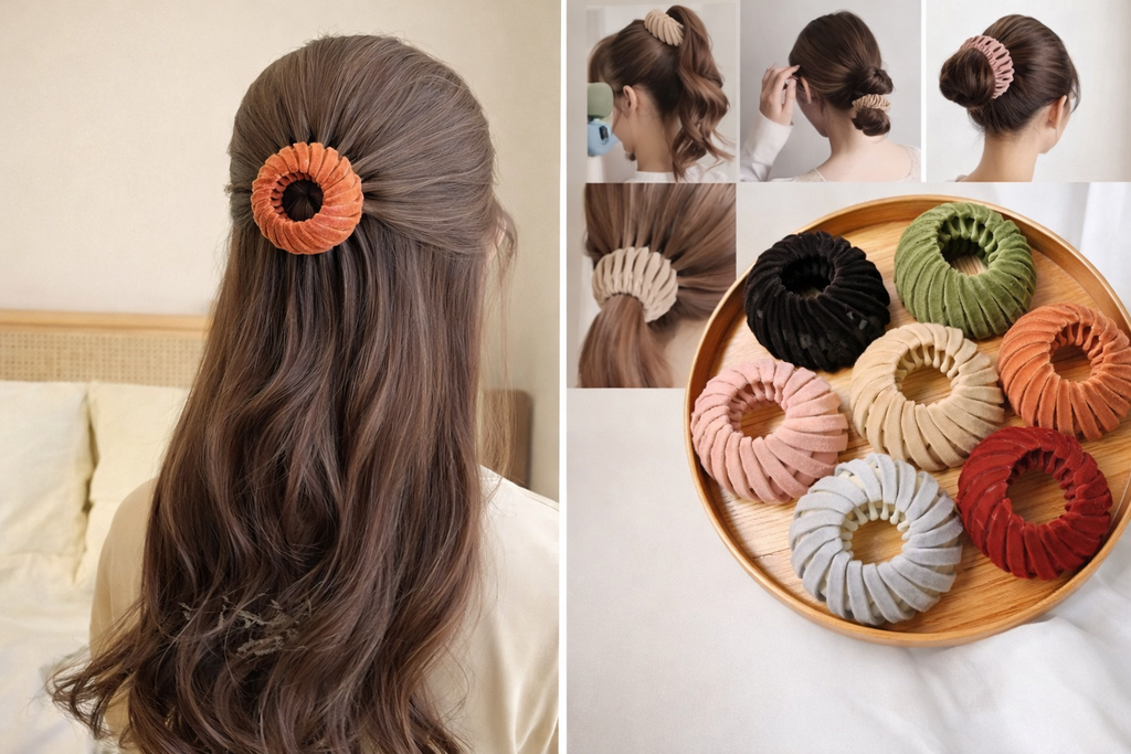 VelvetNest™ Lazy Hair Clutch "Get the Perfect hairstyle  in Seconds – No Pins, No Hassle"